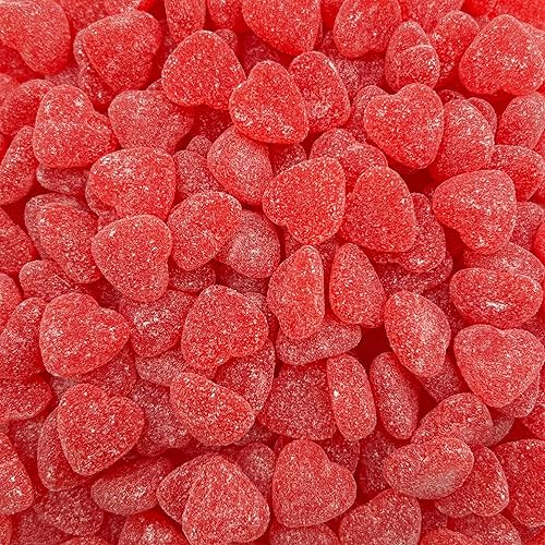 Miniatura 3 de Cherry JuJu Hearts Jaleas, caramelos para el día de San Valentín, bolsa de 2 libras
