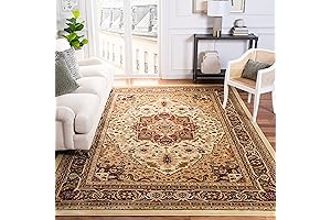 SAFAVIEH Lyndhurst Collection X-Large Area Rug - 12 x 18 Ivory & Red