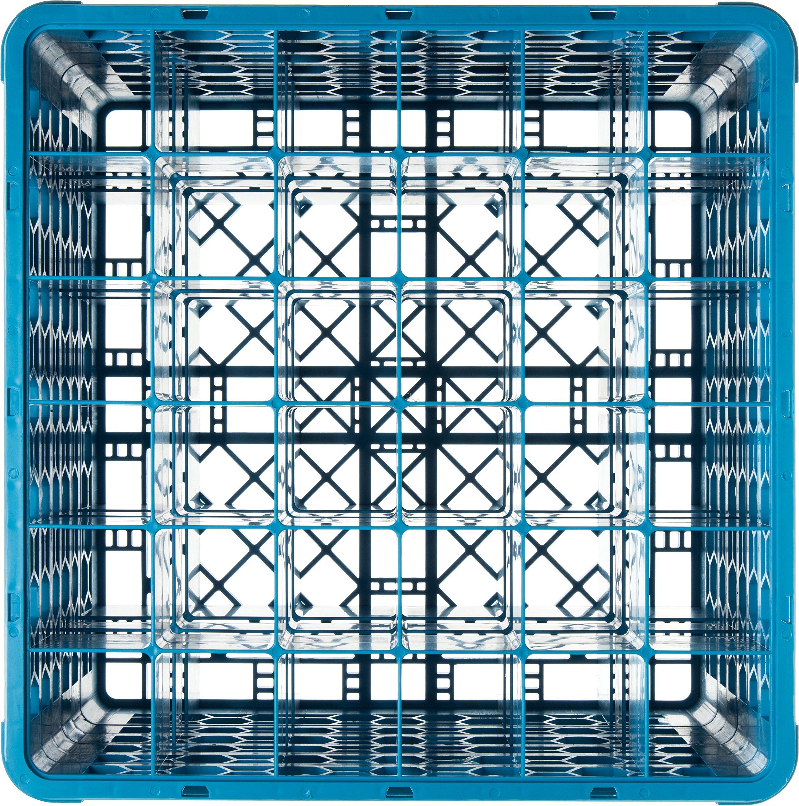 CFS RG36-514 OptiClean 36 Compartment Glass Rack with 5 Extenders, 11.9