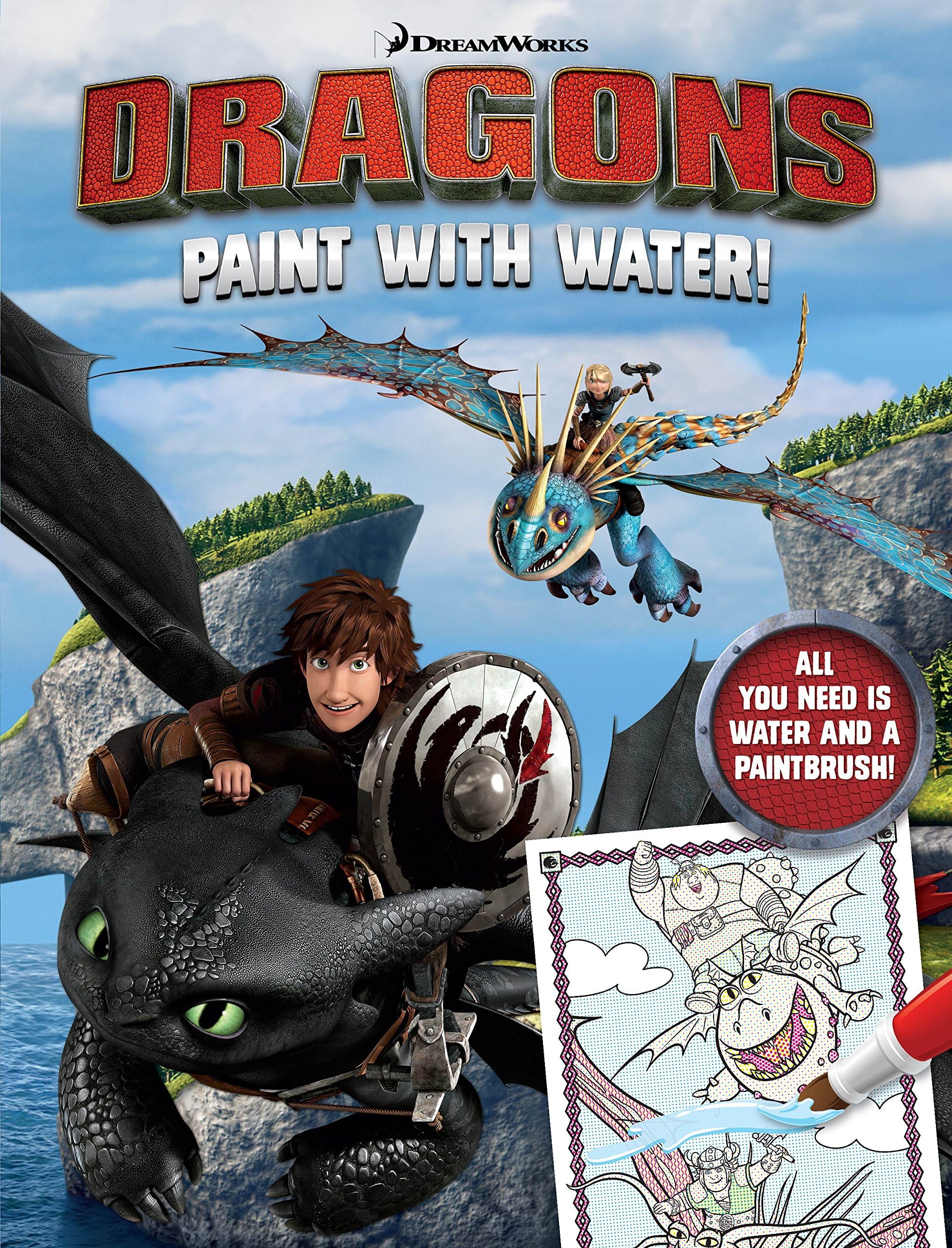 DreamWorks Dragons: Paint with Water!