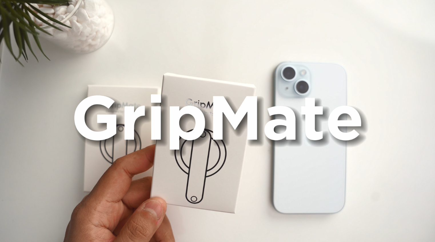 Anillo Magnético GripMate Para MagSafe - Soporte Extraíble Y Ajustable Para IPhone 12-16 Y Teléfonos Con MagSafe (Rosa)