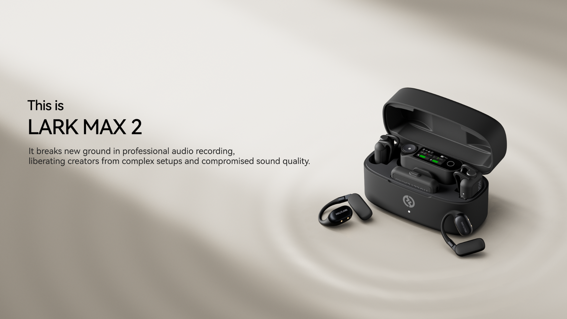 Hollyland Lark MAX 2 Ultimate Combo (OWS Monitor Earphone +