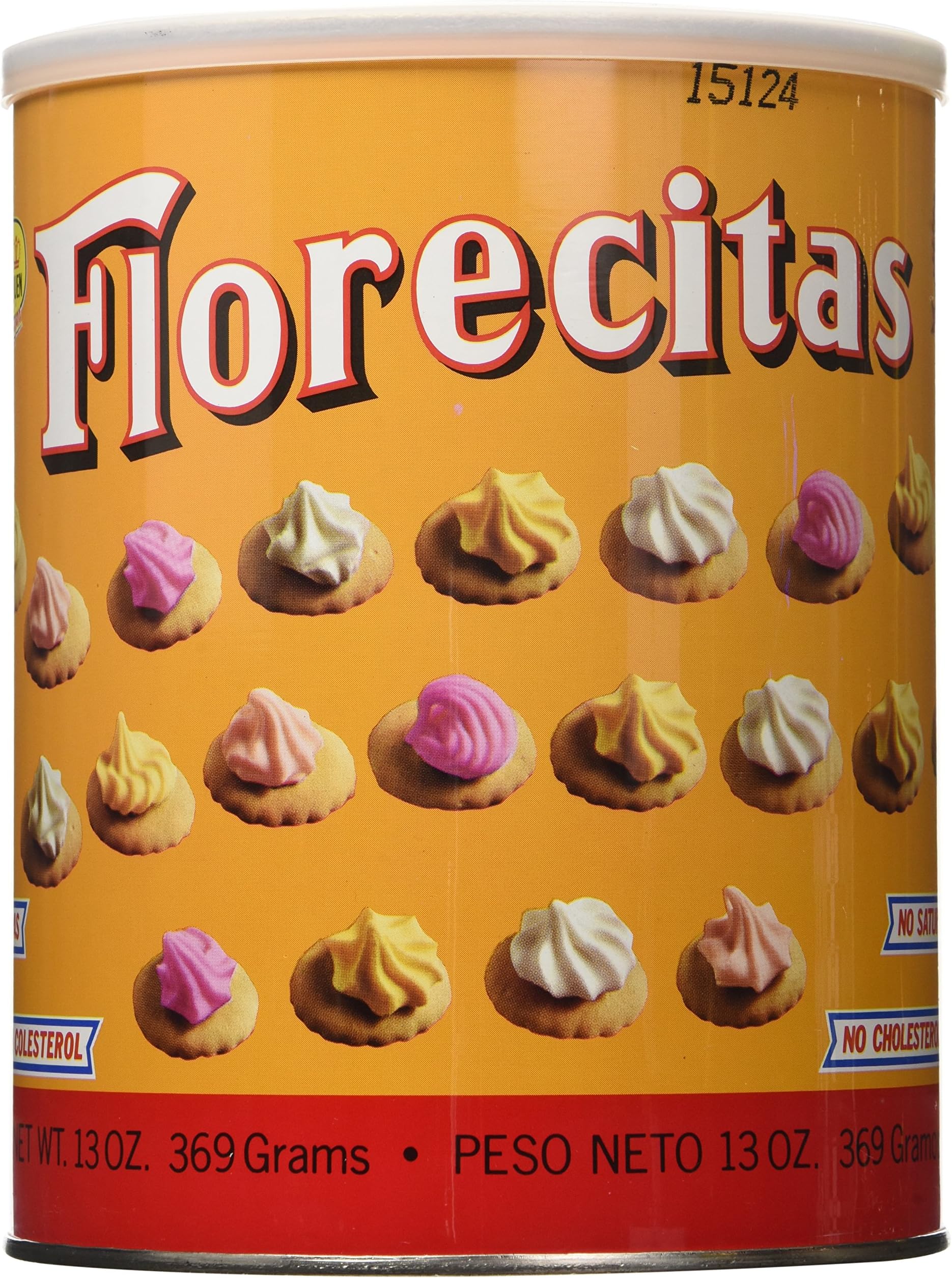 Florecitas Ice Gem Cookies by Royal Borinquen in Puerto Rico - 13 oz, 2 Cans