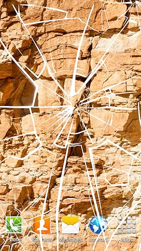 exibição rachaduras Timebomb