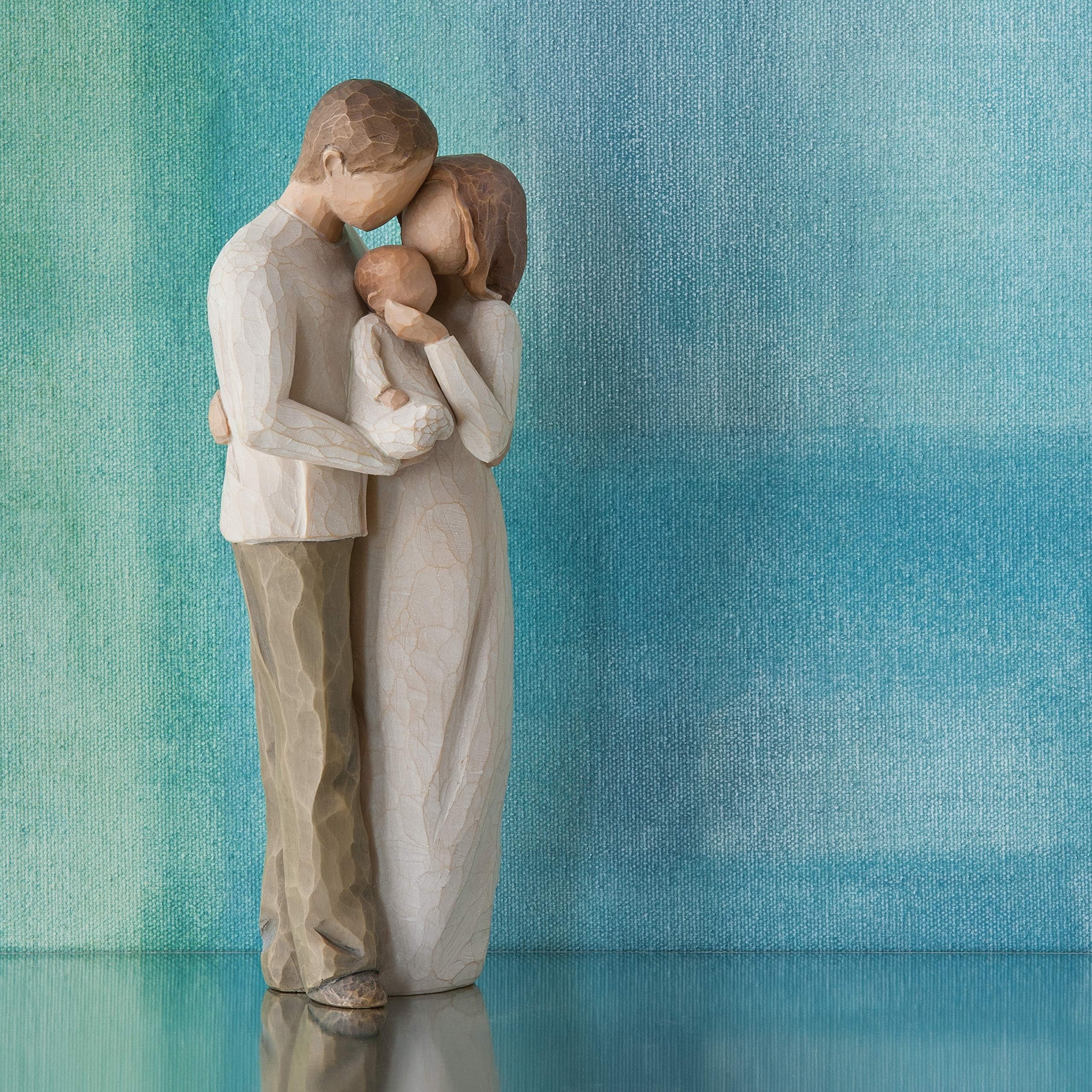 Willow Tree Figura de Familia de 3, Home Deco, Enesco