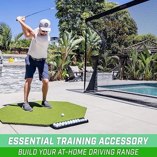 Miniatura 2 de GoSports All-Weather Golf Ball Tray - 24 Ball Capacity - Compatible with All Hitting Mats - Black or Green