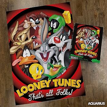 Amazon.com: AQUARIUS Looney Tunes Puzzle (1000 Piece Jigsaw