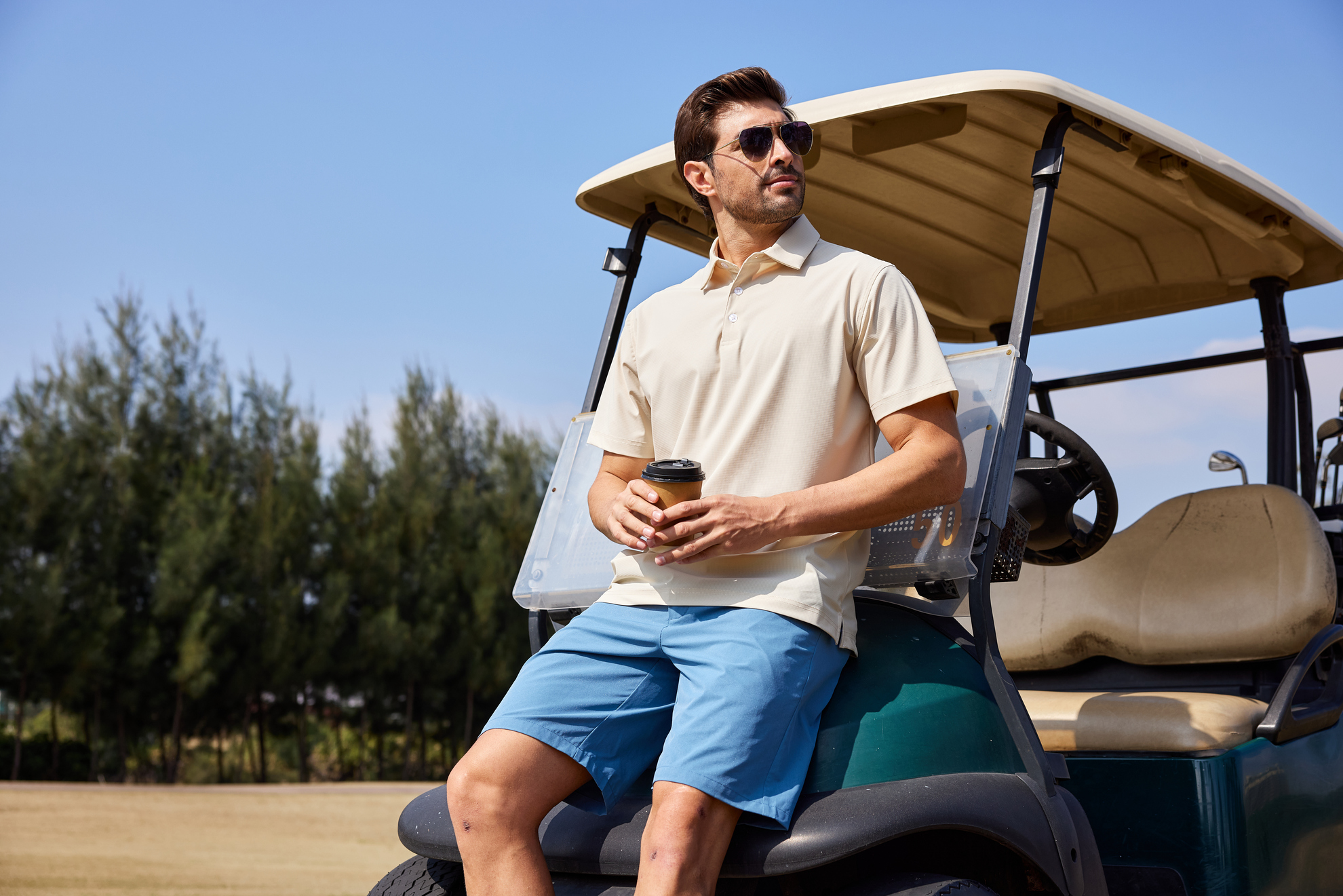 Camiseta polo para hombre de secado rápido, transpirable y deportiva, ideal para golf y uso casual miniatura 7