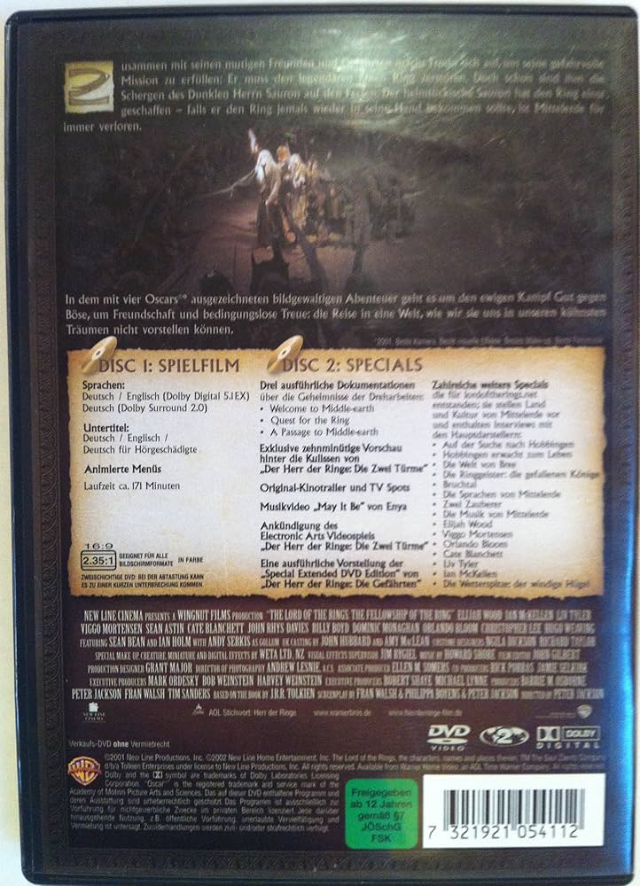 Amazon.com: The Lord of the Rings: The Fellowship of the