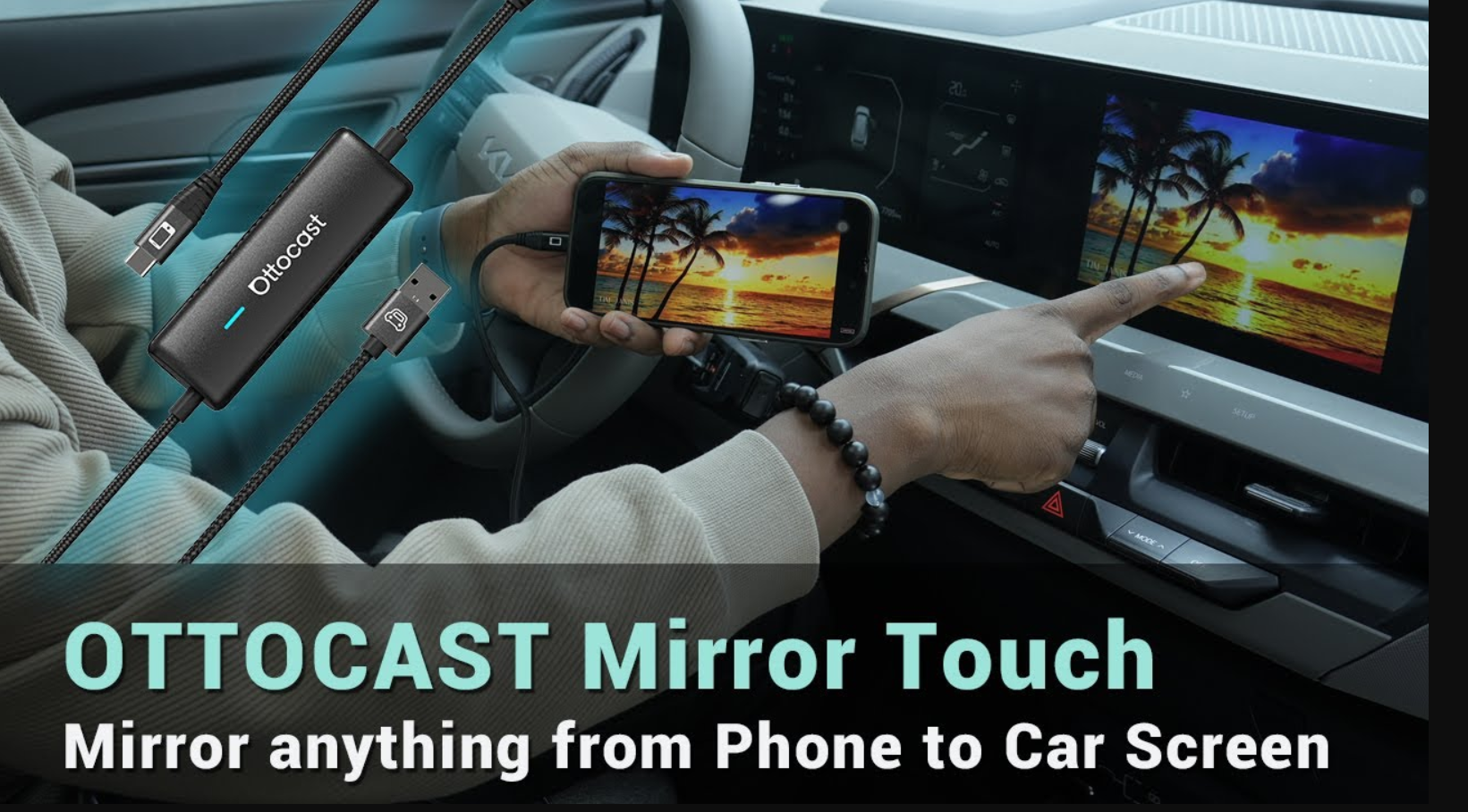 Amazon.com: Ottocast Mirror Touch - Wireless CarPlay & Bi