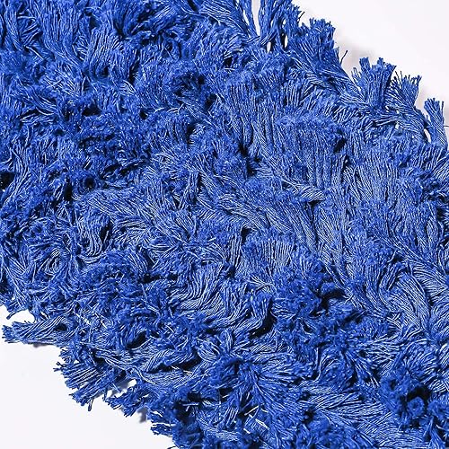 Miniatura 3 de Mopa de polvo de nailon de 30 pulgadas con mango de metal extensible y paquete de repuesto de fregona de polvo de nailon de 30 pulgadas, 1 juego de