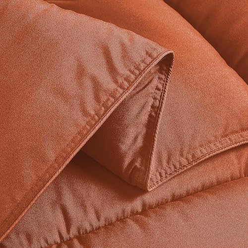 Vista 9 de Juego de edredón de plumón alternativo, 3 piezas Gris pardo