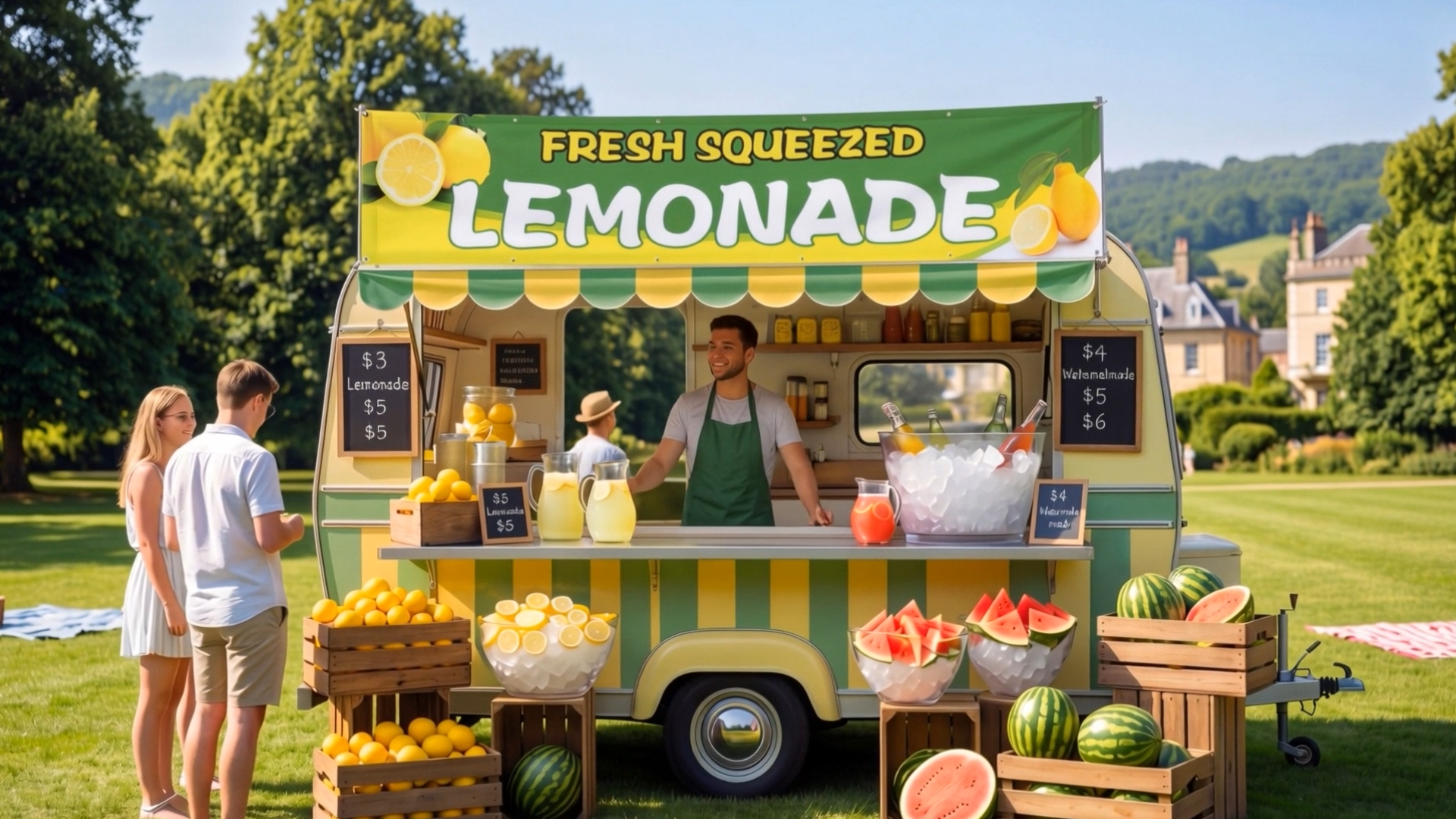 Amazon.com: HunnmingRe 2 x 10 ft Lemonade Sign Vinyl Banner Fresh