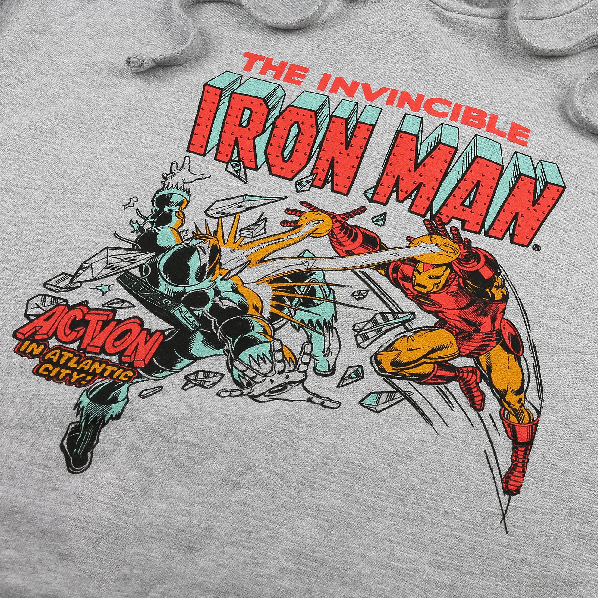 Marvel Iron Man Blast Chaqueta con Capucha de Skateboarding Hombre (Pack de 1)