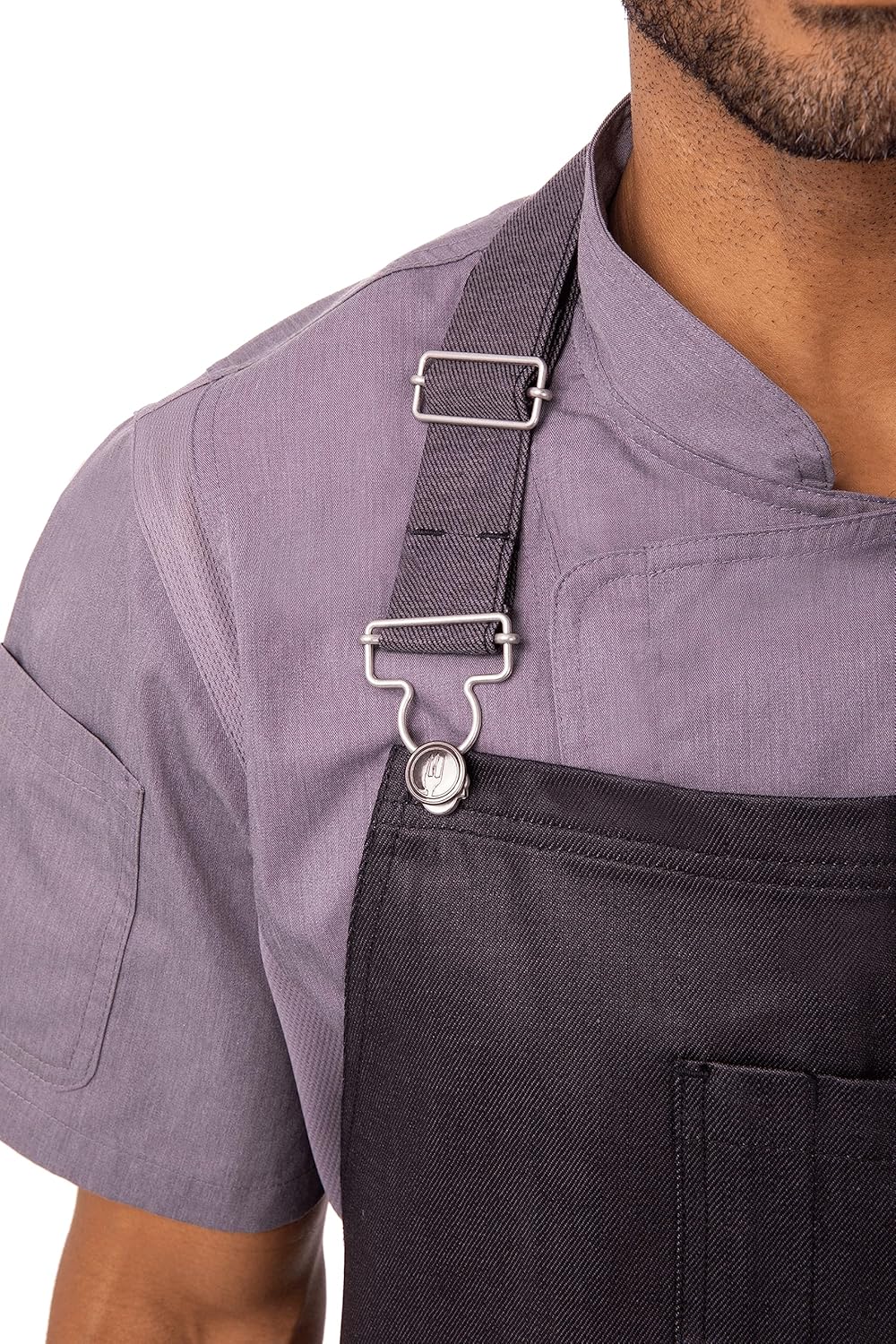 Chef Works Unisex Boulder Chefs Bib Apron