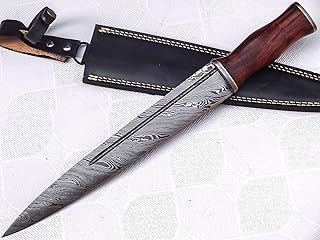 Poshland REG-212, Custom Handmade Damascus Steel 17 Inches Dirk Blade Knife (REG-212) - Poshland