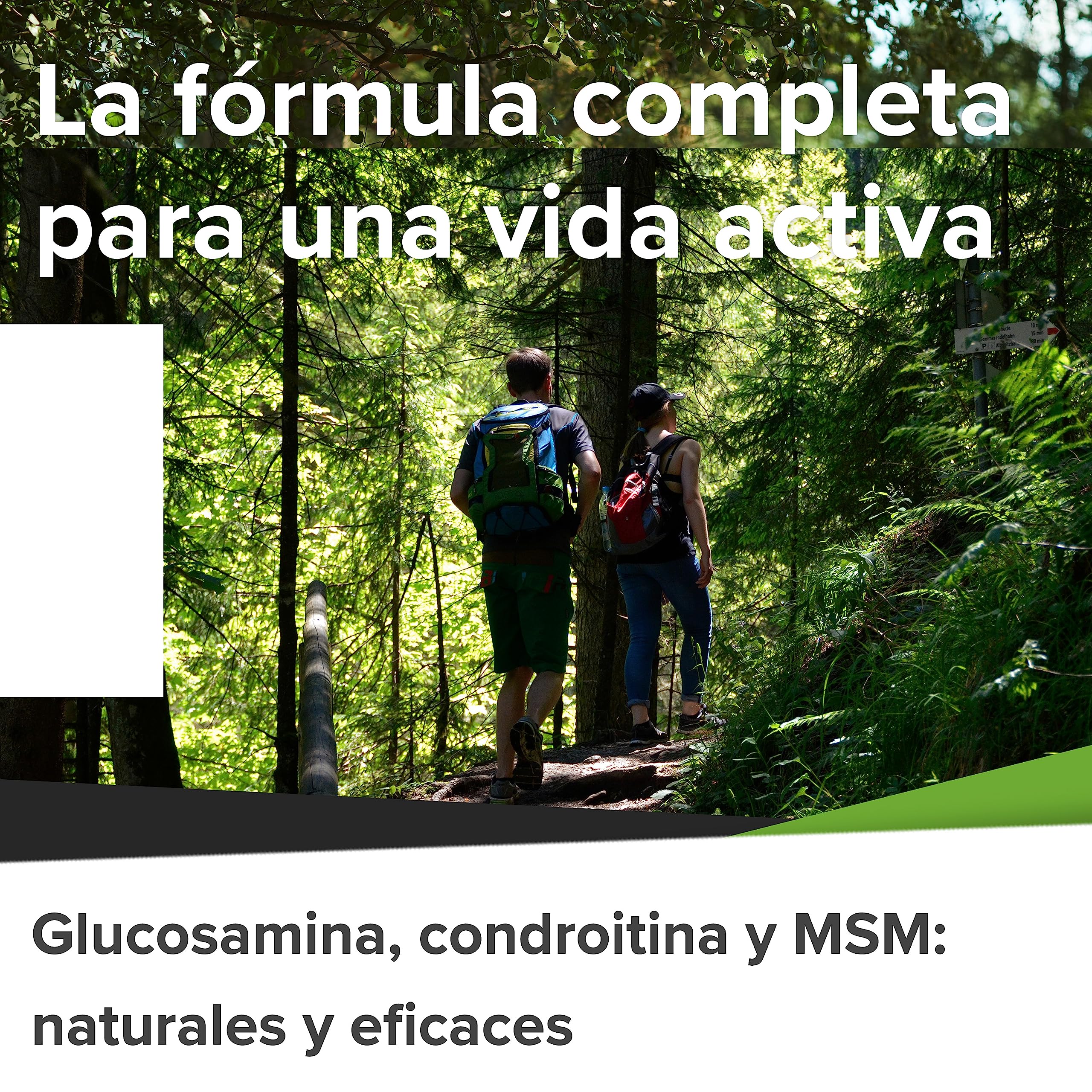 Glucosamina condroitina & MSM capsule ad alto dosaggio I 3 x 195 capsule I 4500 mg al dose giornaliera I Integratore alimentare senza additivi e testato in laboratorio I 1 mese