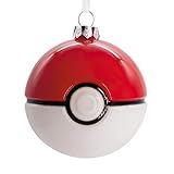 Hallmark Pokémon Poké Ball Christmas Ornament, Blown Glass