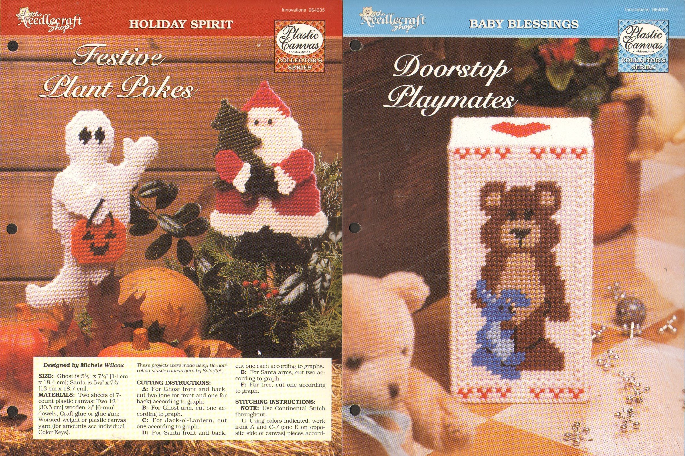 Plastic Canvas Collector's Series: Kitty Bank, Doorstop Playmates