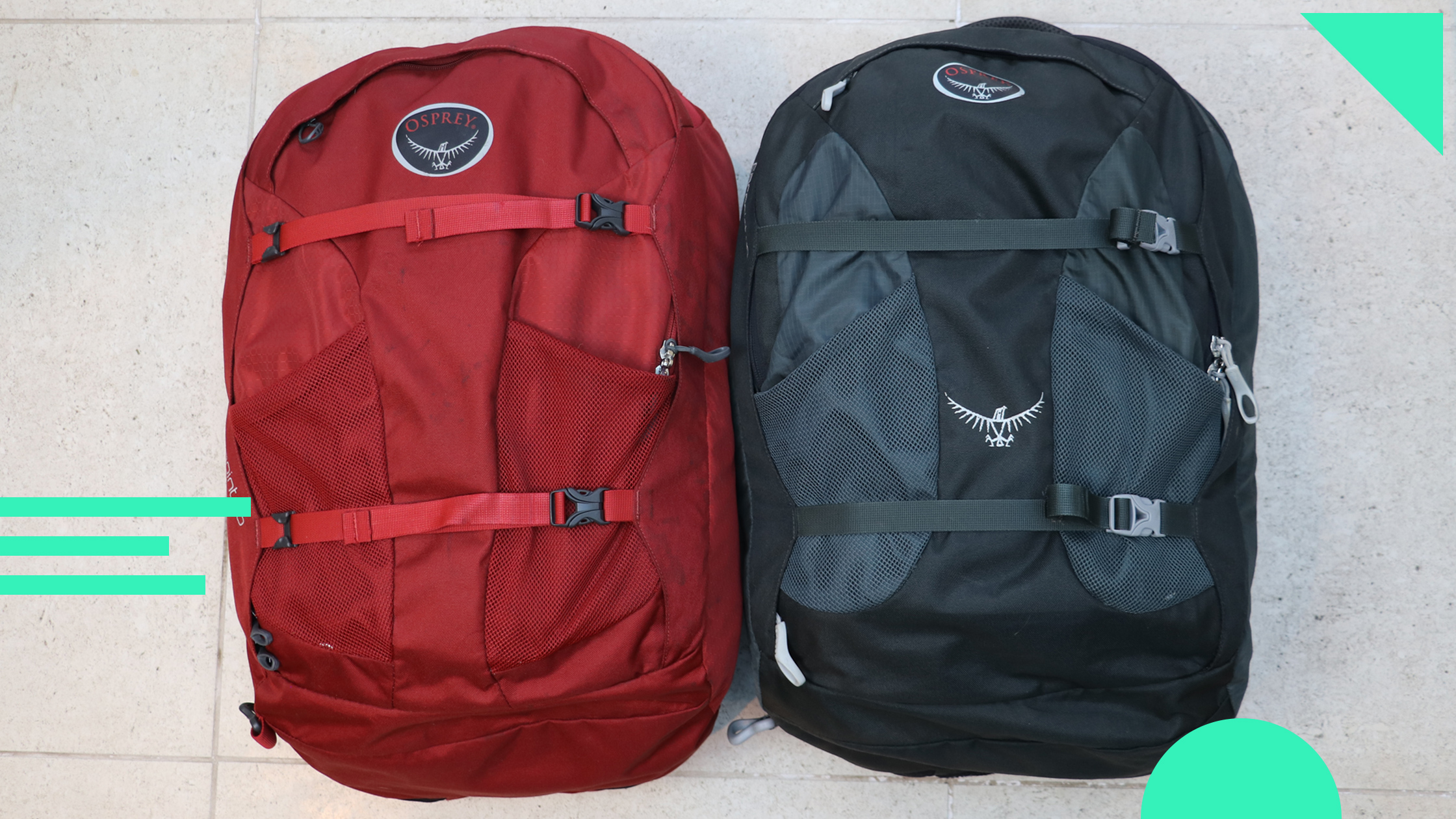 Watch Osprey Farpoint 40 Travel Backpack Review on Amazon Live