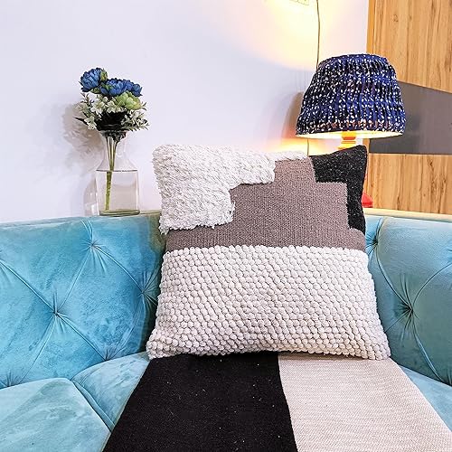 Vista 38 de Trade Star Fundas de cojín bohemias 100% de algodón, decoración de otoño natural, fundas de almohada de primavera para ropa de cama, hermosa funda