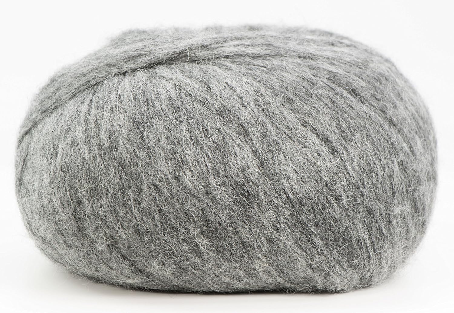 (Set of 3) Baby Alpaca Merino Wool Yarn [426 Yards Total] Medium Grey, #4 Worsted