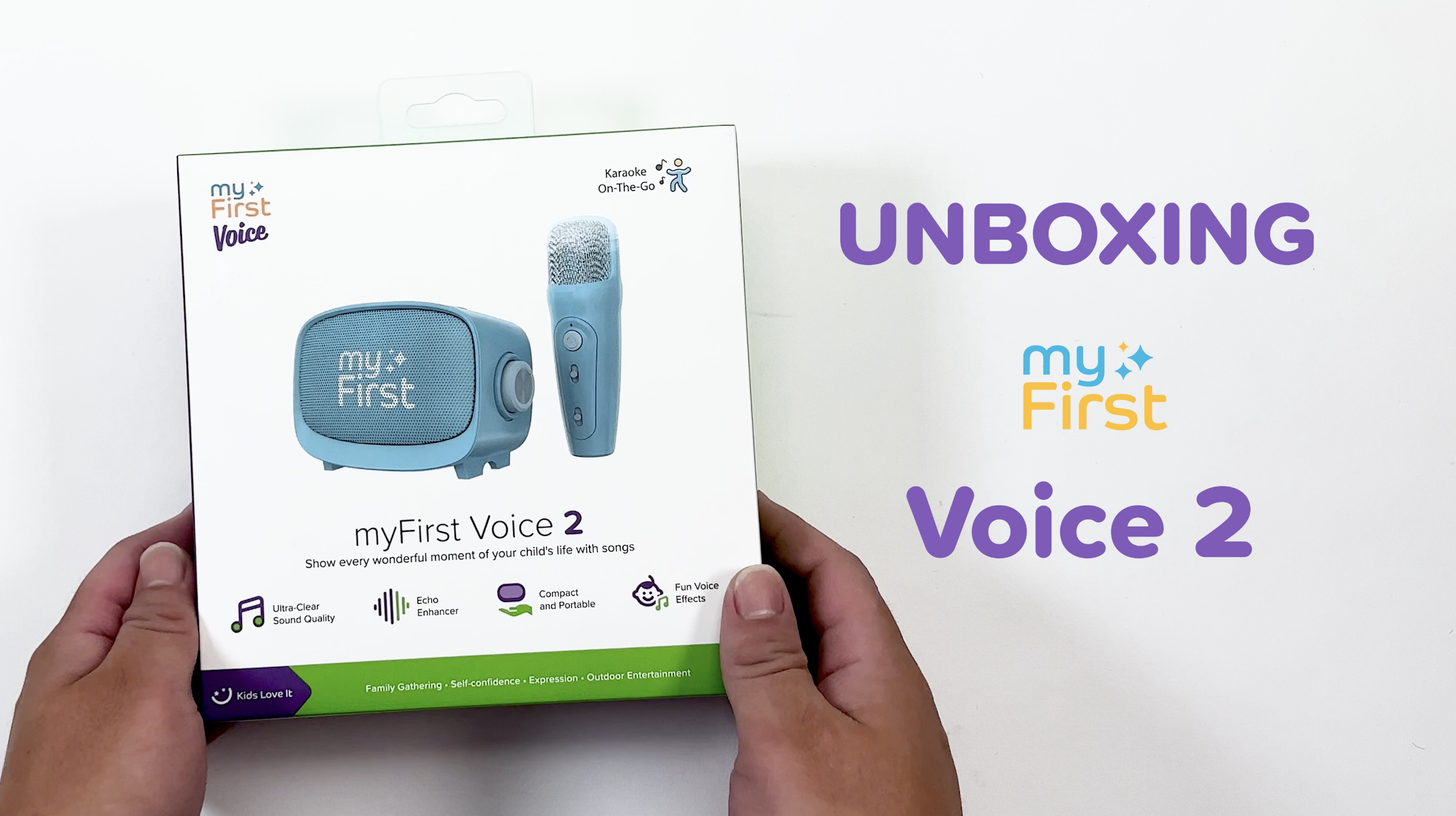 Amazon.com: myFirst Voice 2 - Kids Mini Karaoke Machine with