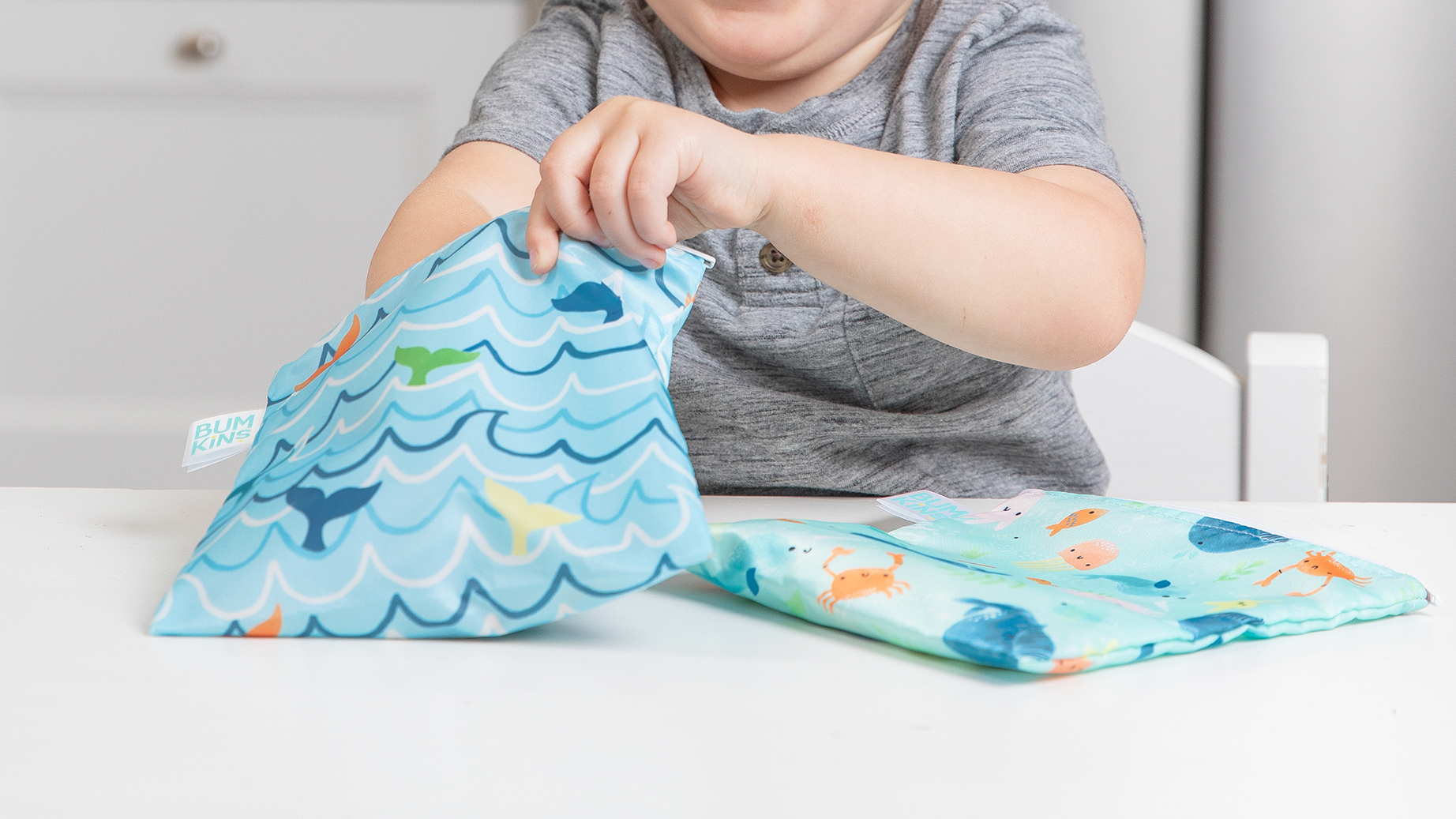 Amazon.com: Bumkins Reusable Snack Bags, for Kids School Lunch and