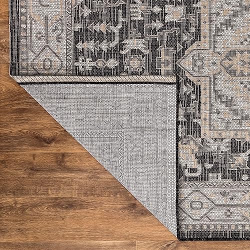 Miniatura 8 de Keen Home Design Terrace - Alfombra lavable de 8 x 10 pies para patio, cocina, balcón, playa, jardín, terraza y porche, tamaño 7 pies 7 x 10 pies