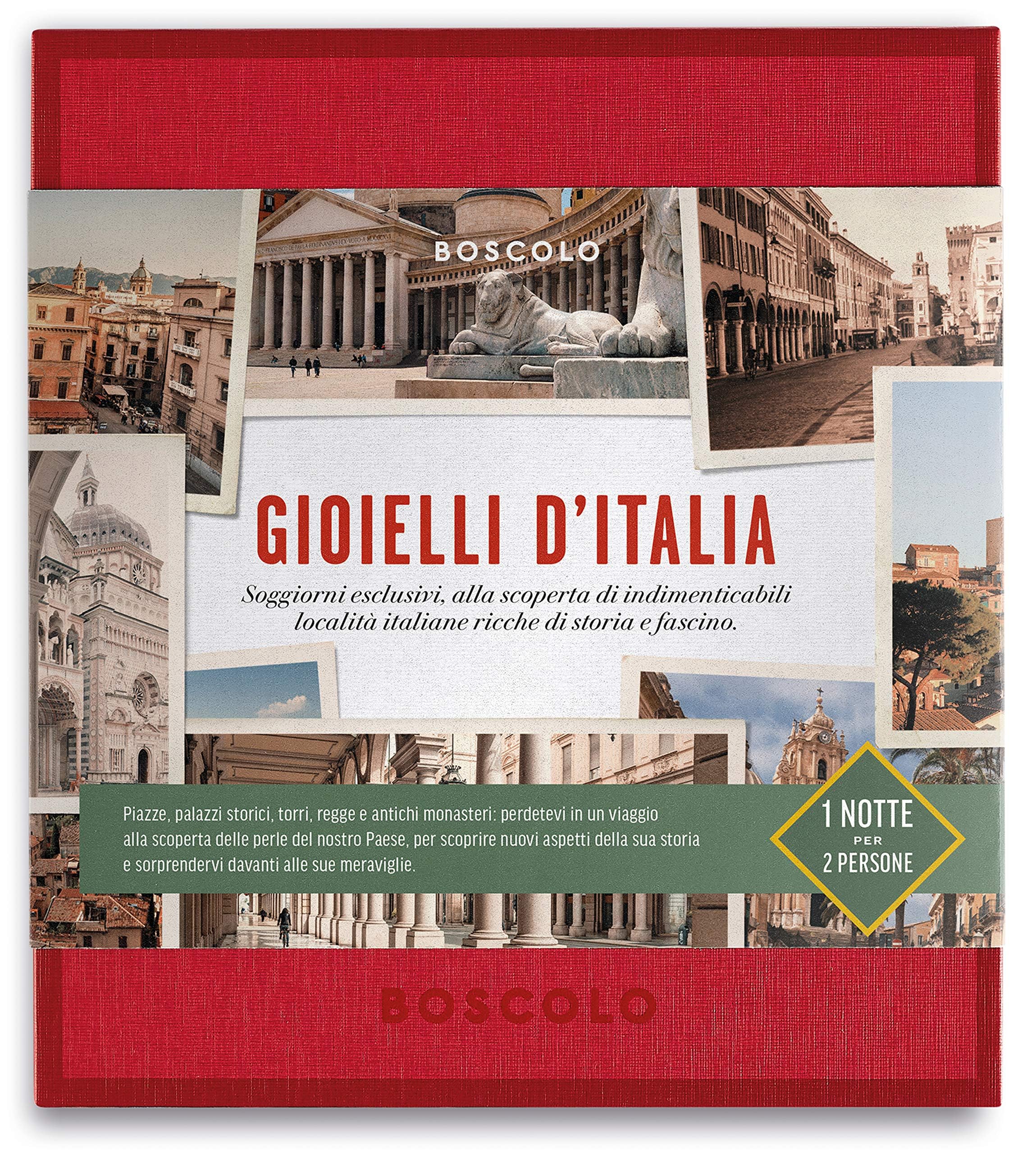 Boscolo Gift Città d'Italia - Cofanetti Viaggio Regalo per 2 Persone, Idee Regalo Donna e Uomo