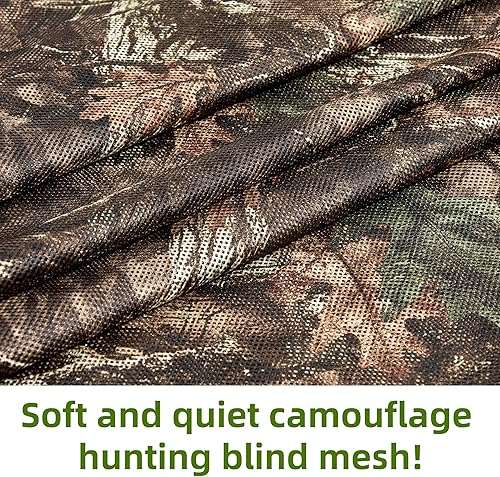 Miniatura 2 de Camuflaje de arpillera, material de malla de tela de camuflaje para caza, persianas de suelo, fotografía, cubierta de suelo