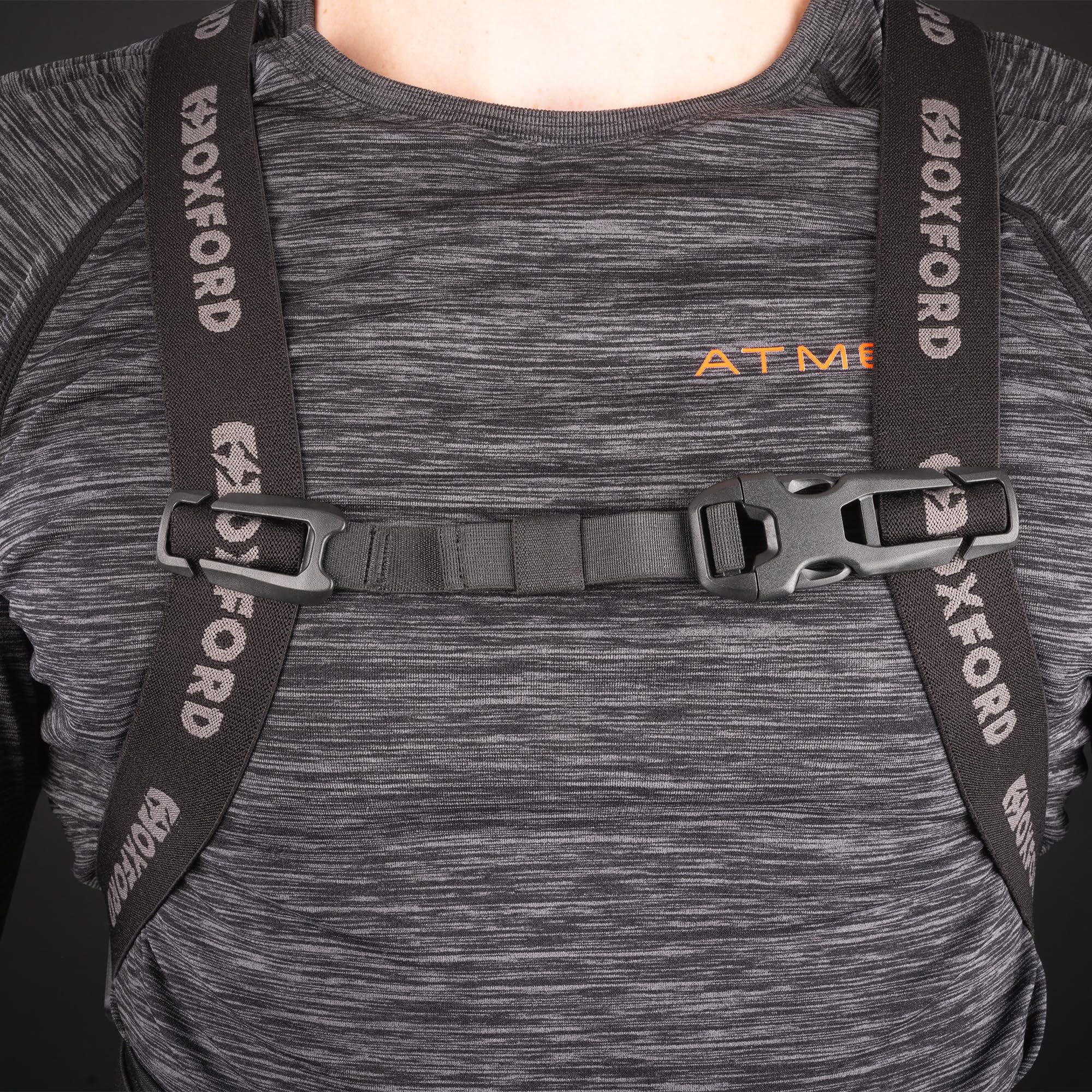 Oxford Protector de Espalda dinámico con Correas Nivel 2 OB144 | Protección de Espalda Totalmente Ajustable para Motocicleta