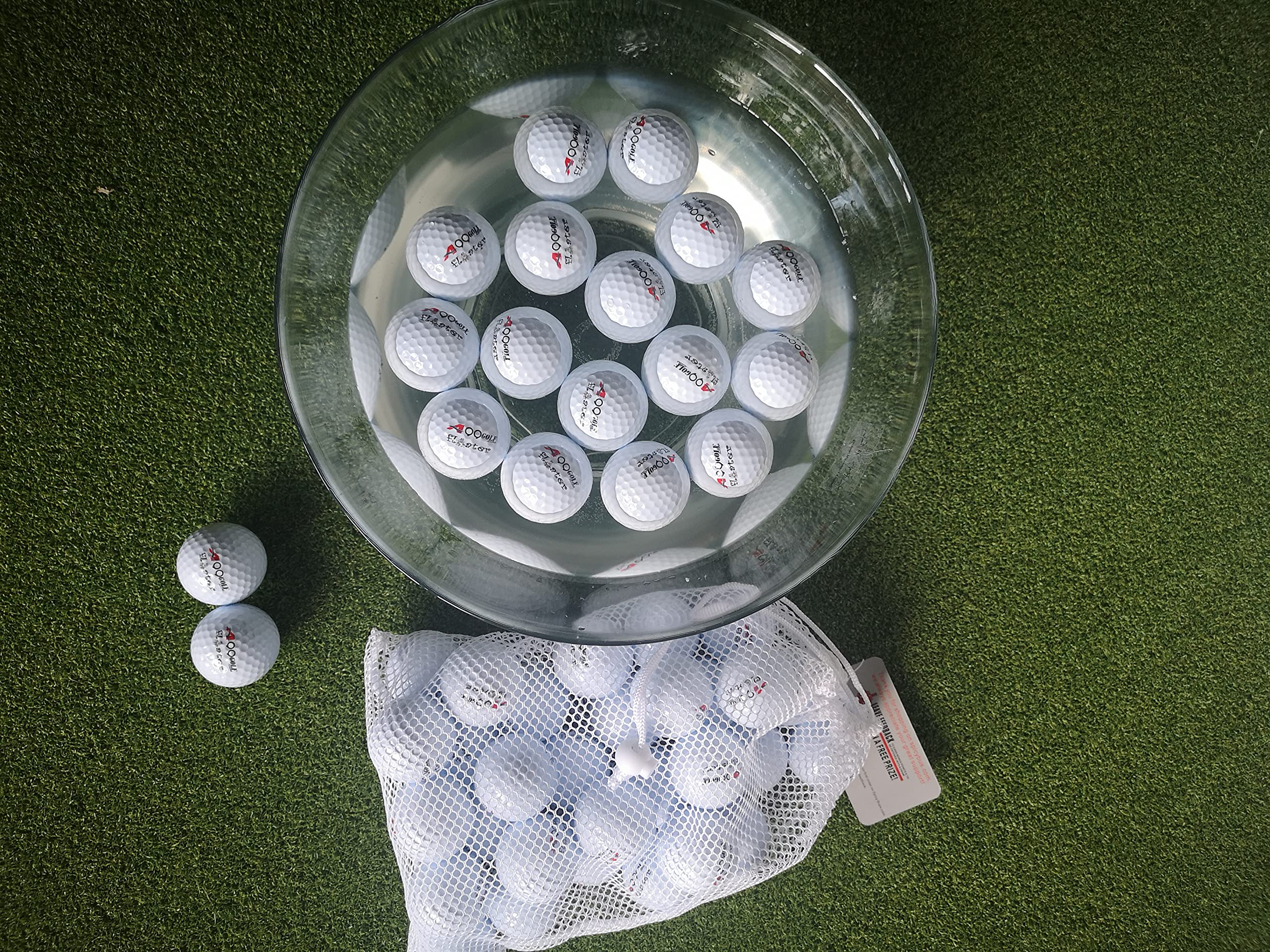 100 Stück Golf Floater Bälle Floating Ansatztrainer (mit Logo)