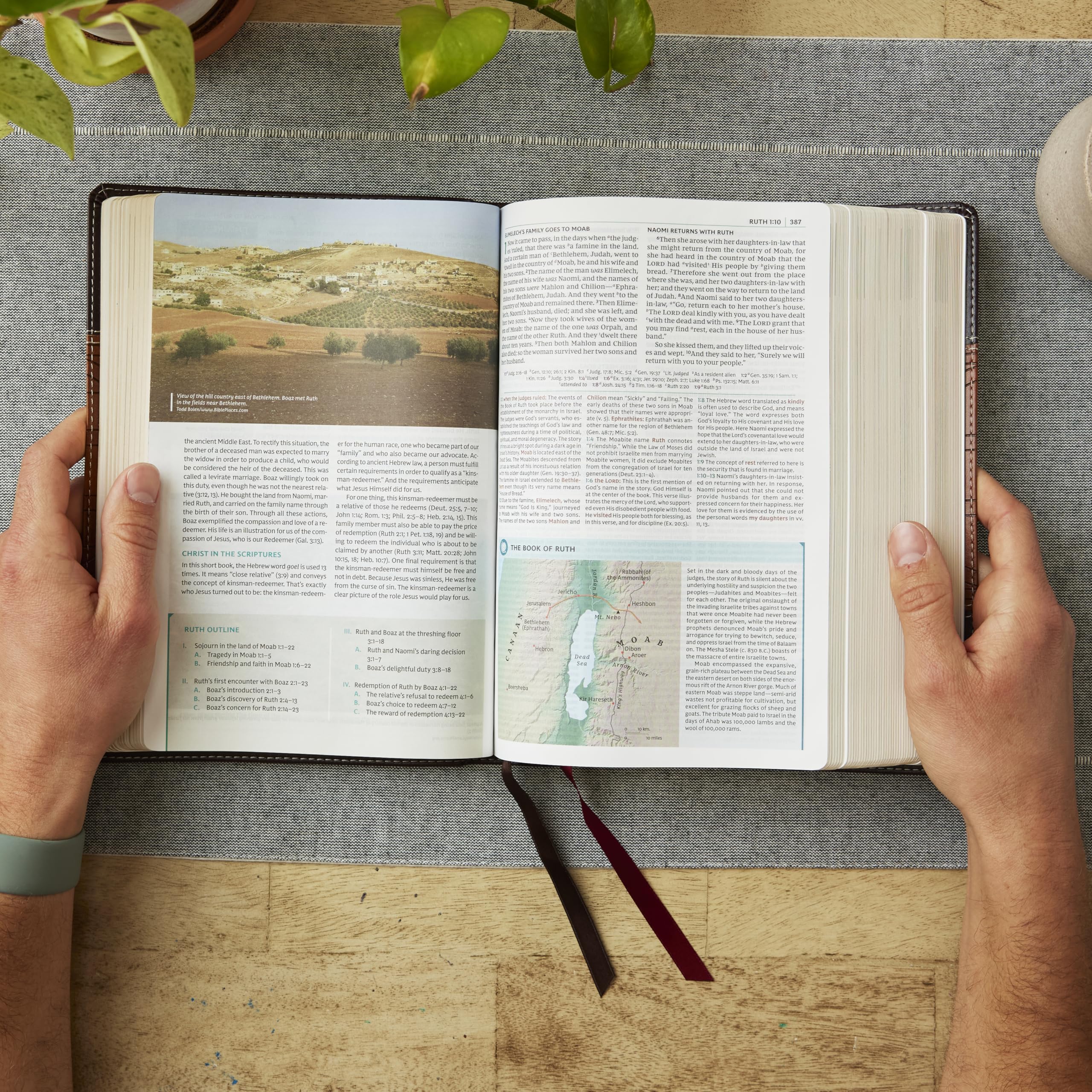NKJV Study Bible, Hardcover, Burgundy, Full-Color, Comfort Print: The Complete Resource for Studying God’s Word
