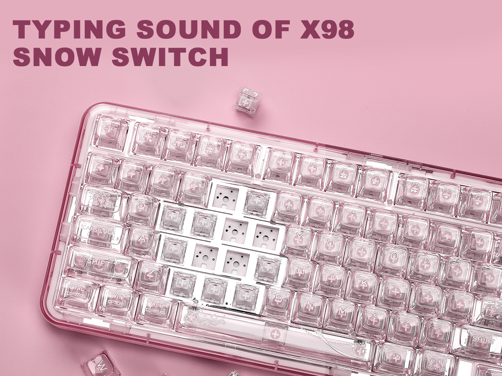 Amazon.com: YUNZII X98 QMK/VIA Wireless Mechanical Gaming Keyboard