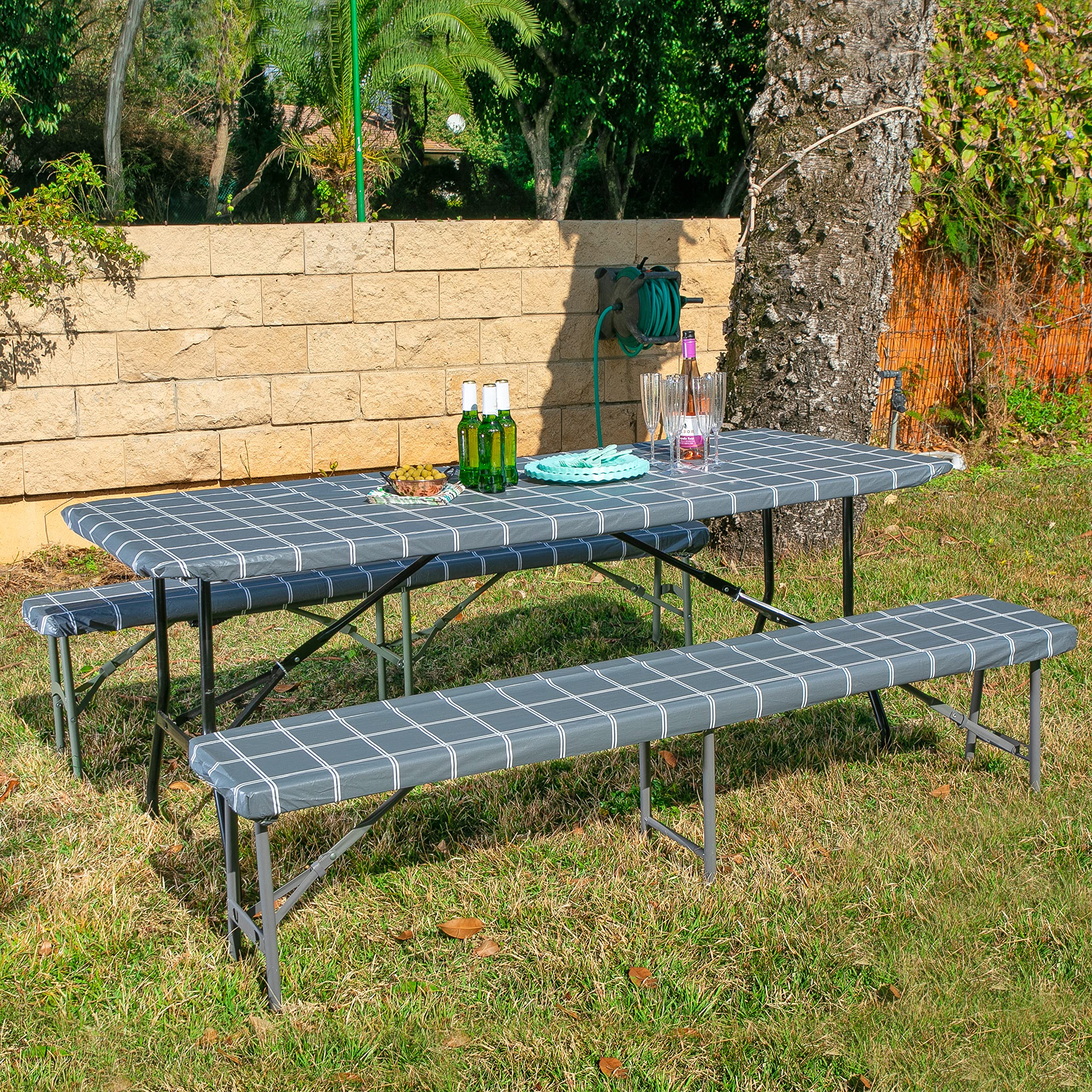 fitted picnic bench covers
