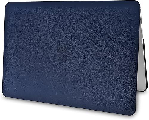 Miniatura 4 de KECC Funda compatible con MacBook Pro de 14 pulgadas 2024-2021 Release M3 A2918 A2992 M2 A2779 M1 ProMax A2442 con Touch ID de piel italiana,
