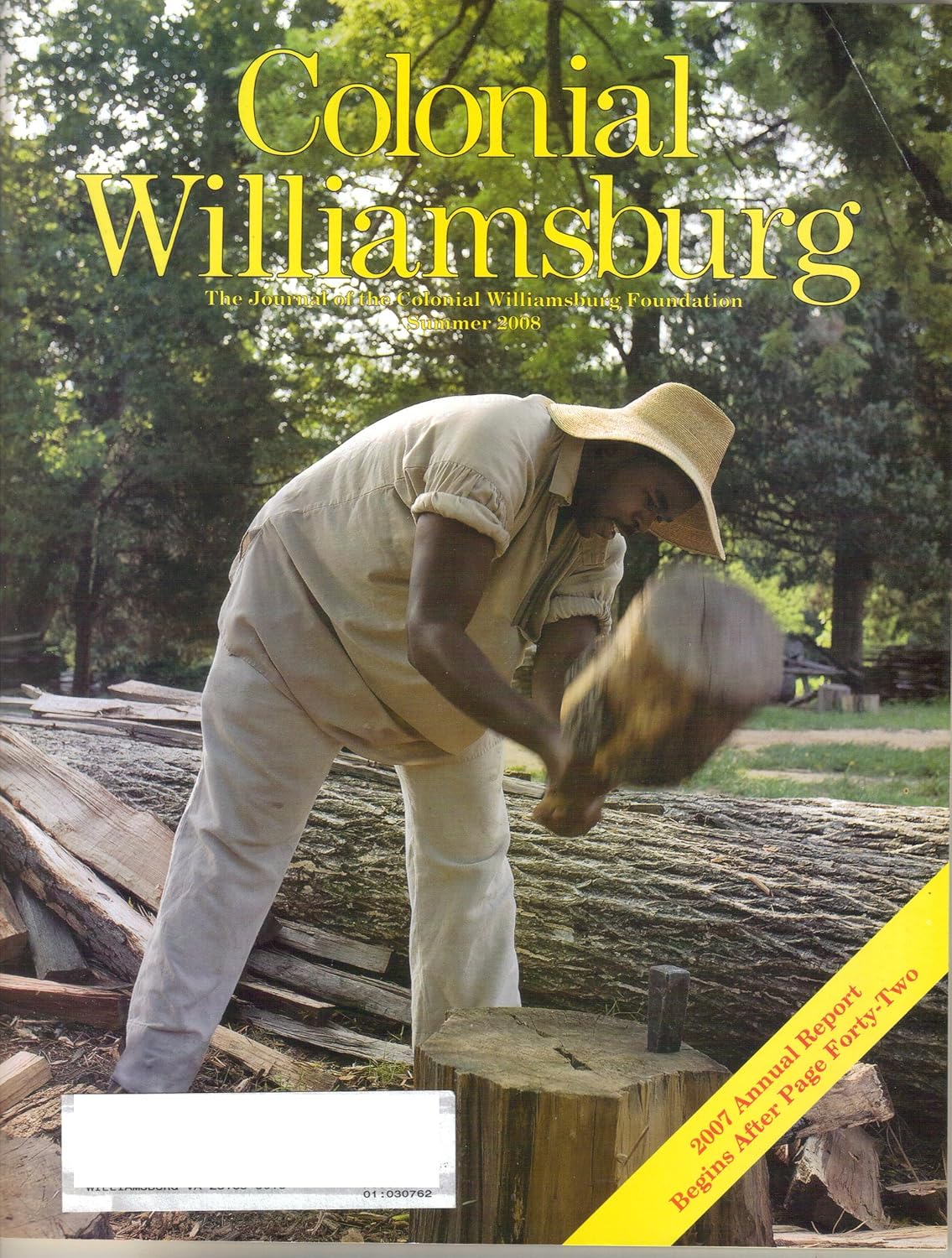 Colonial Williamsburg Magazine, the Journal of the Colonial