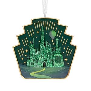 Hallmark Wicked Emerald City Christmas Ornament, Movie Gifts