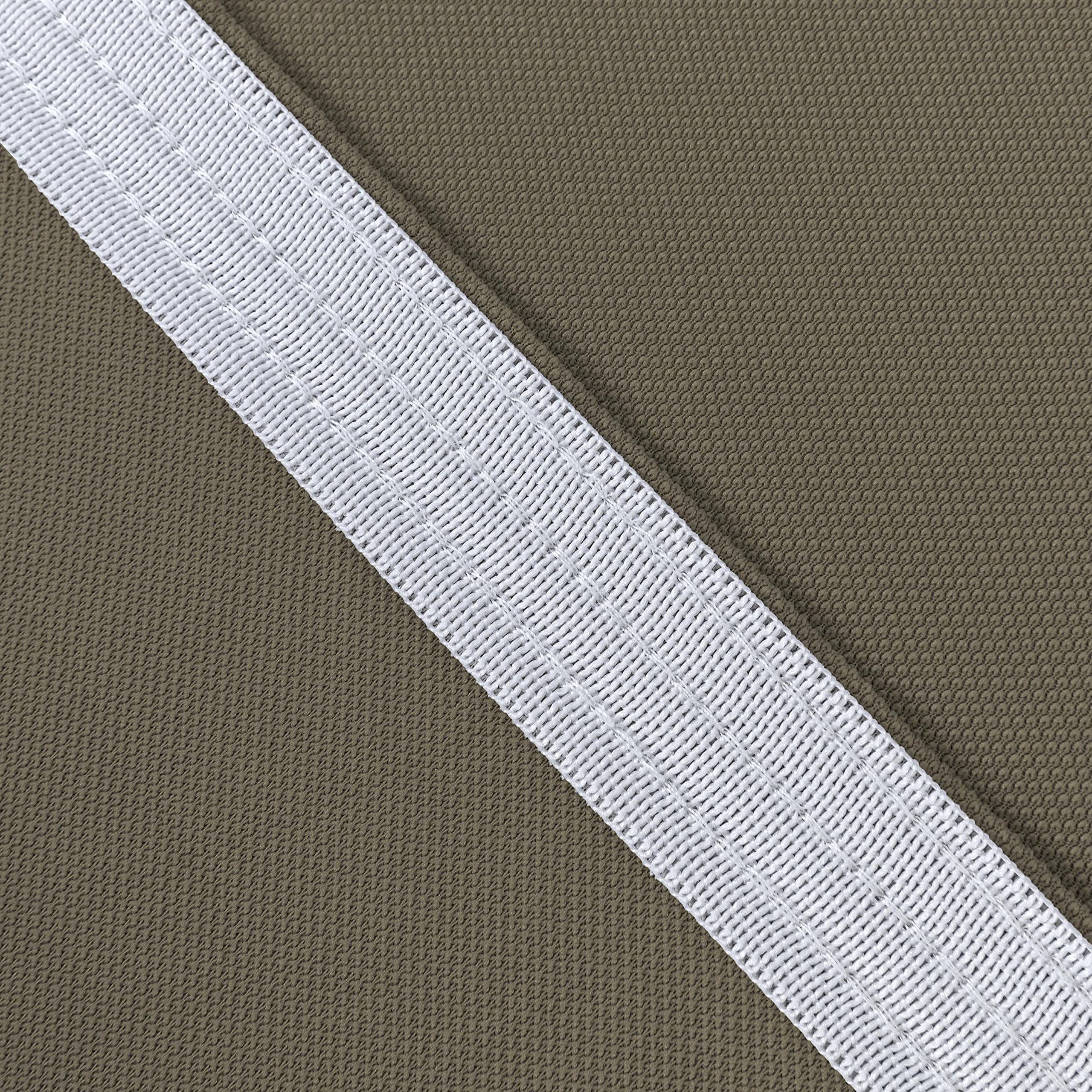 Coprisedie con Schienale 6 Pezzi Elasticizzati, Impermeabili, Misura Universale, Coprisedia Soggiorno Cucina Moderna Lavabile Estraibile - Tortora