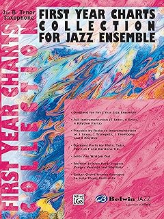 First Year Charts Collection for Jazz Ensemble: 2nd B-flat Tenor Saxophone
