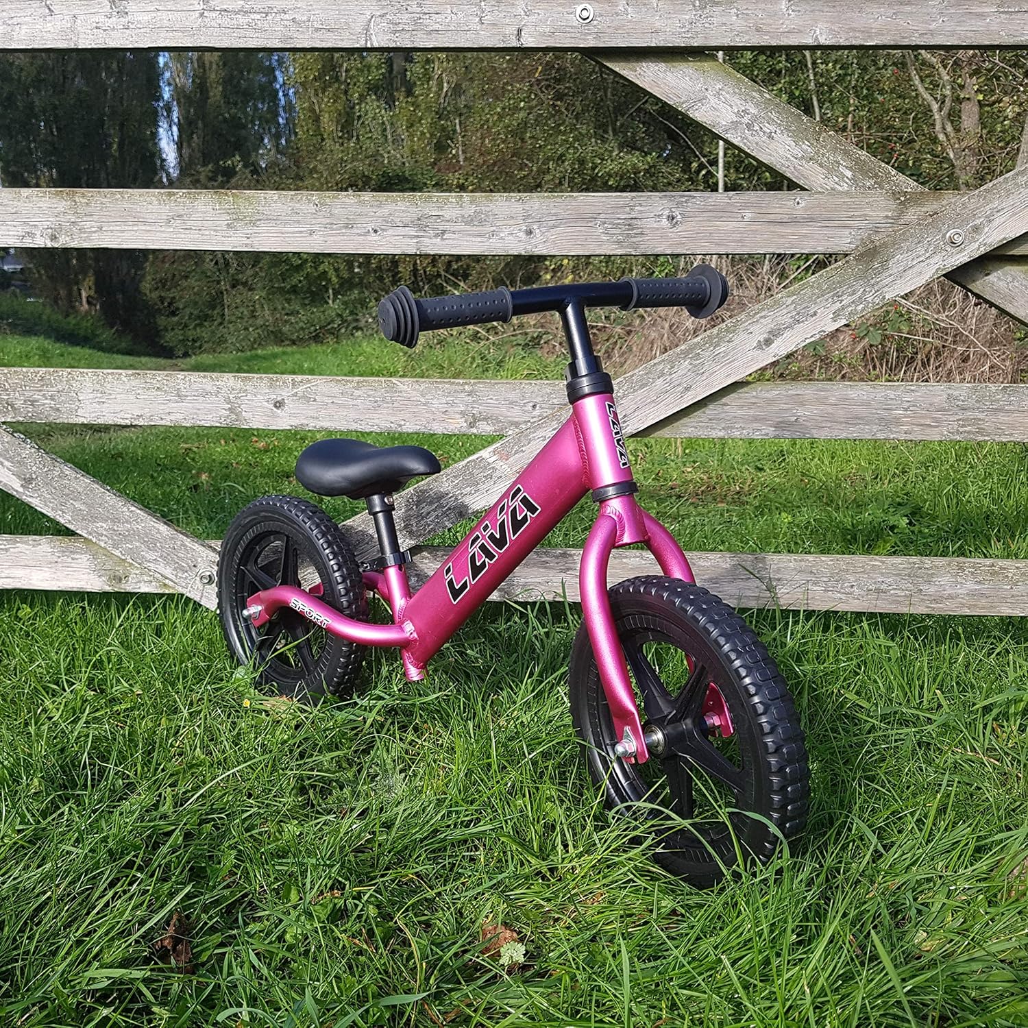 LAVA SPORT Balance Bike - Ultra Lightweight Aluminum - for Toddlers and Kids 2, 3, 4 Year Old (Hot Pink) : Toys & Games