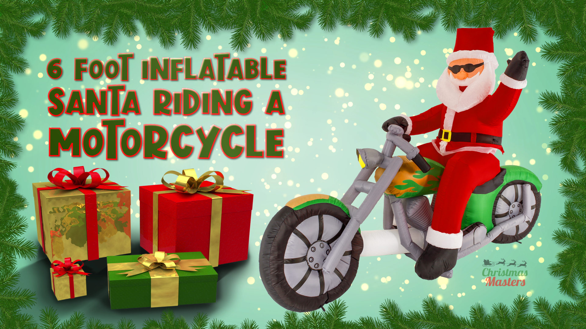 Amazon.com: Christmas Masters 7.5 FT Long Inflatable Santa