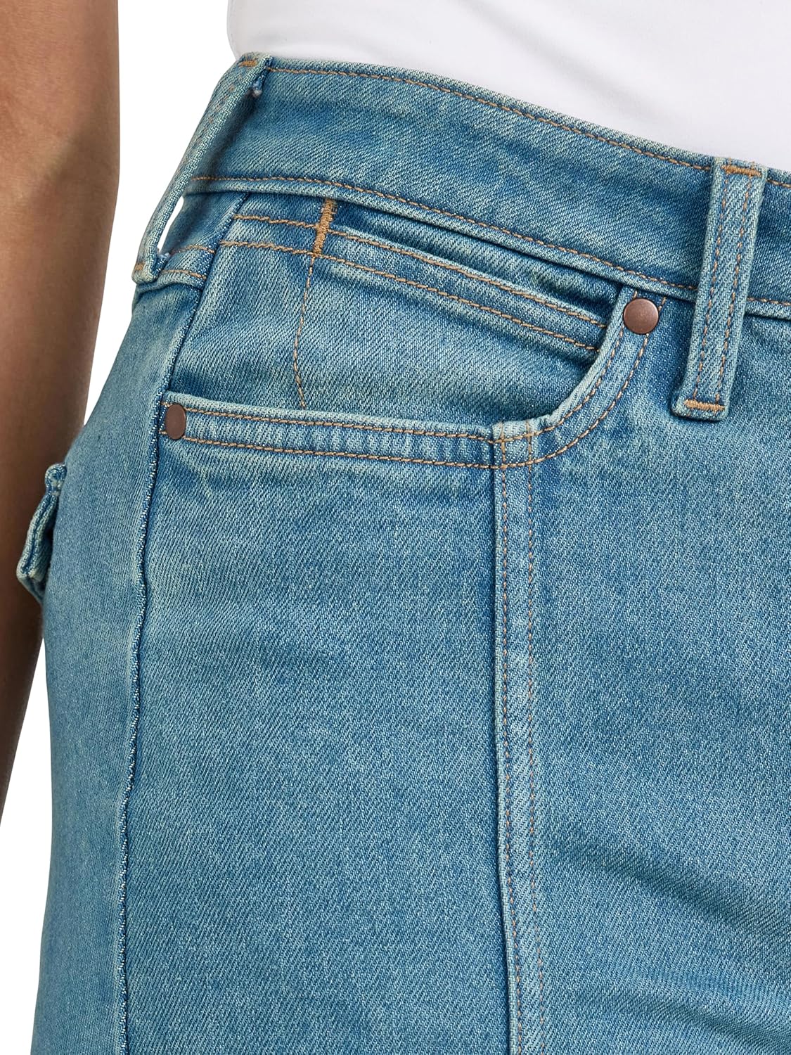 Wrangler Women's Retro High Rise Bailey Bootcut Dark Wash Trouser Jeans Sara - Image 5