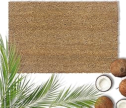 Carpido Paillasson Coco 40x60 cm très résistant - 16mm Tapis Coco Naturel antibactérien - paillasson paillasson Anti-salissures écologique