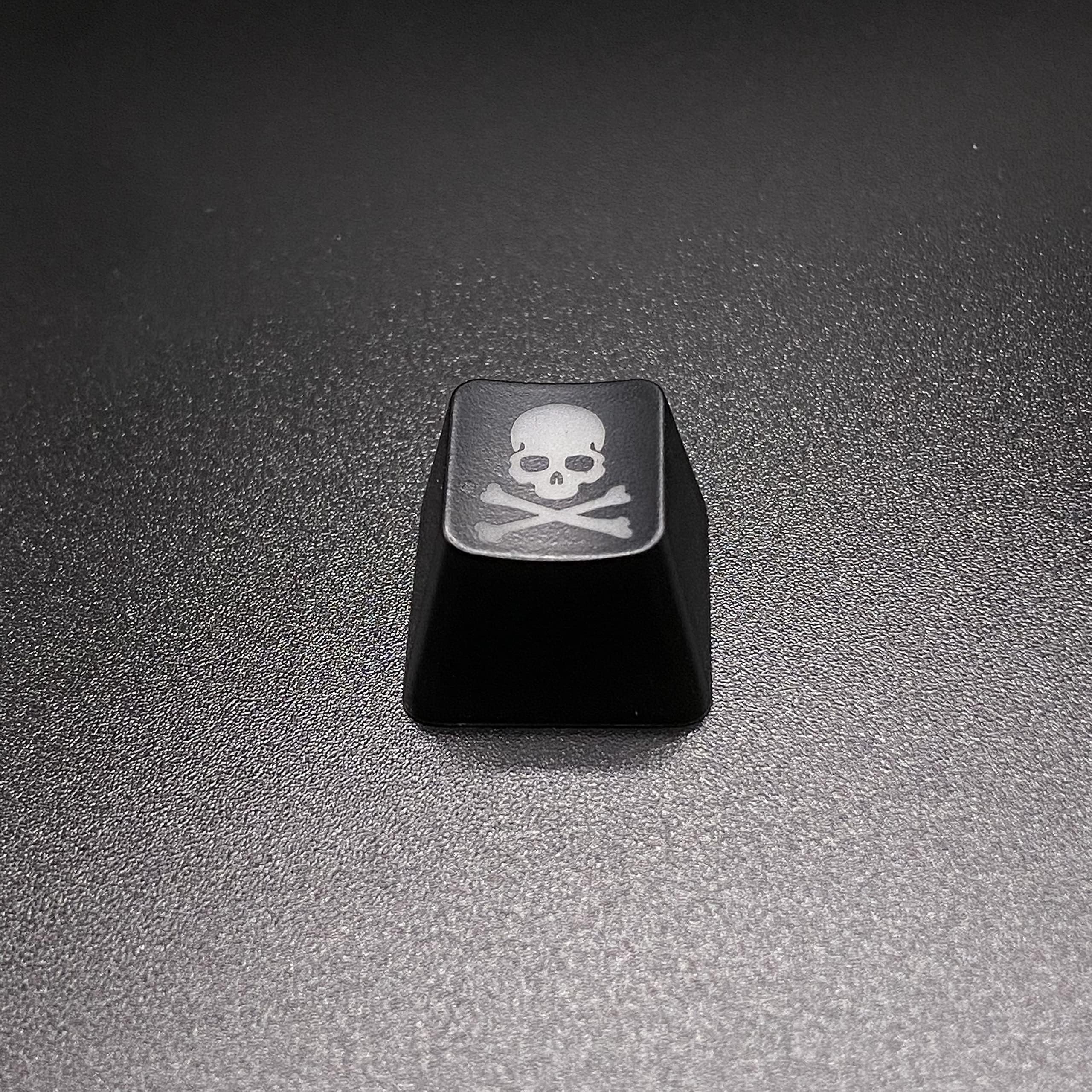 Skull Artisan Keycap, Custom Mechanical Keyboard Keycap, SA Profile, R4, Translucent Backlight