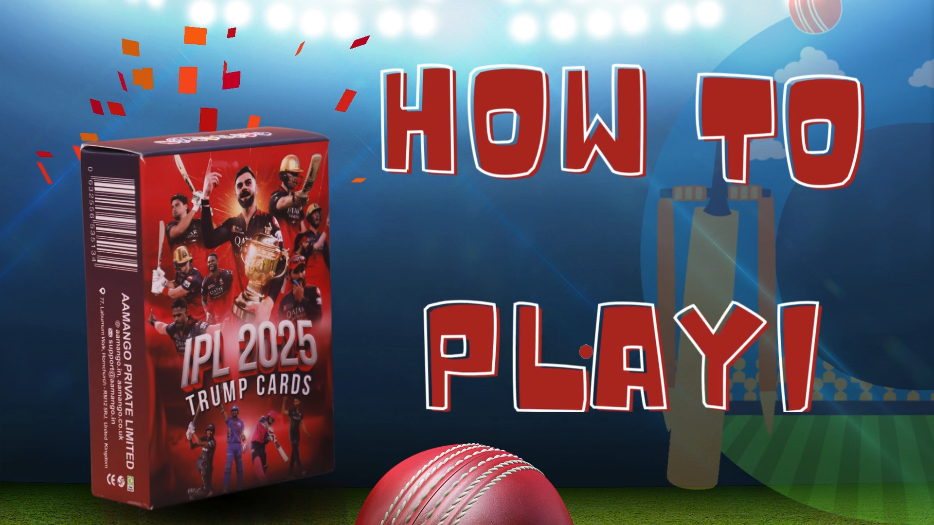 Aamango IPL 2025 Trump Cards | Collectible Card Game Featuring Top