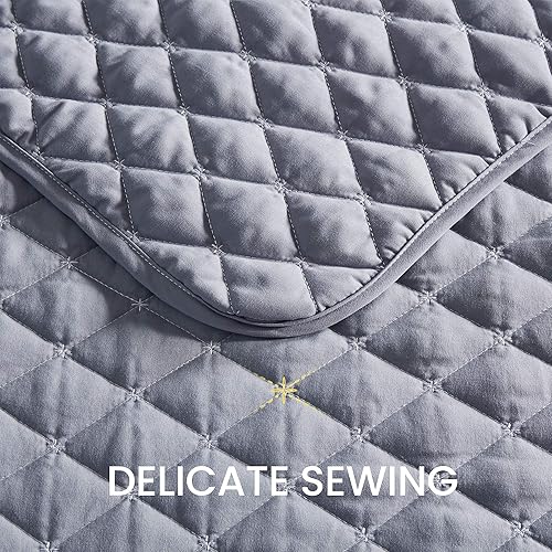 Miniatura 6 de SLEEP ZONE - Juego de ropa de cama de microfibra ultra suave y ligera para todas las estaciones, 4.23onzasm