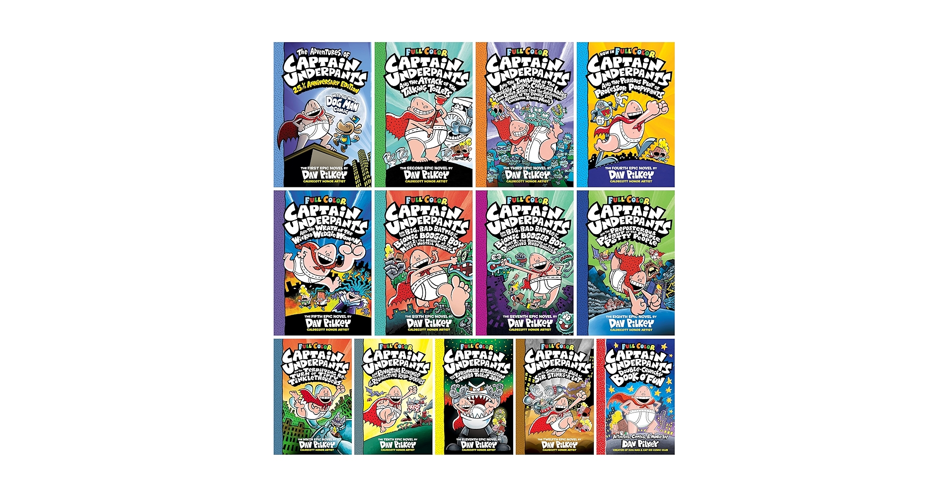 Captain Underpants 14 冊 Amazon.com: Captain Underpants 13 Books Complete FULL COLOR
