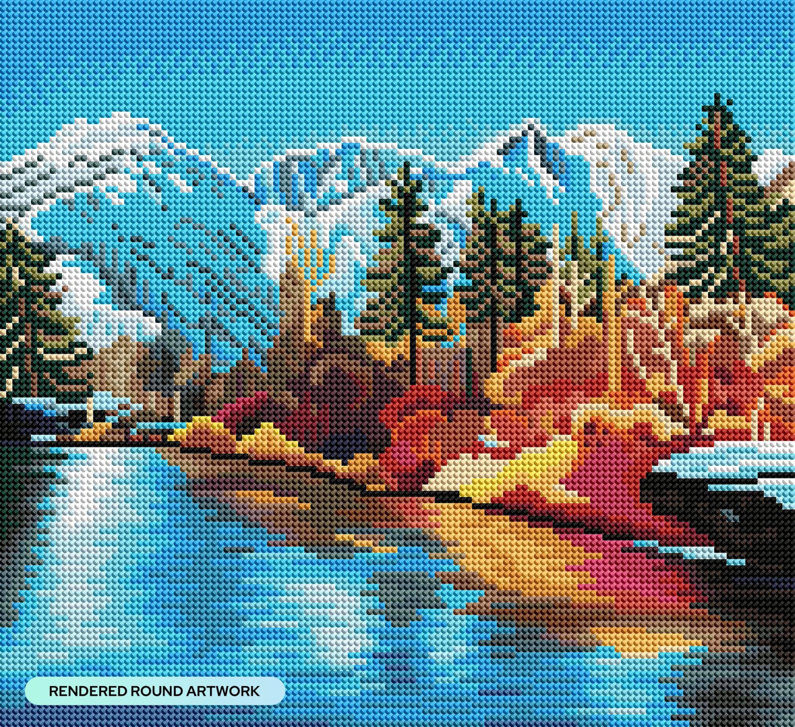 Amazon.com: DIAMOND ART CLUB Autumn in Leavenworth Diamond